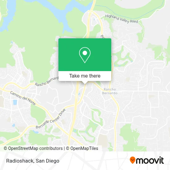 Radioshack map