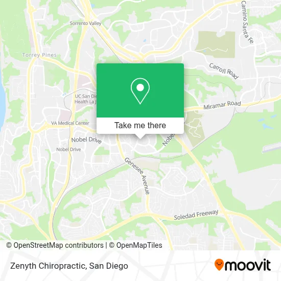Zenyth Chiropractic map