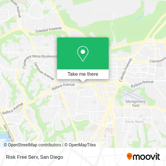 Risk Free Serv map