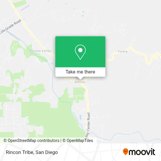 Rincon Tribe map