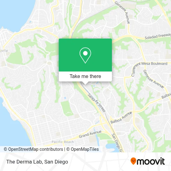 The Derma Lab map