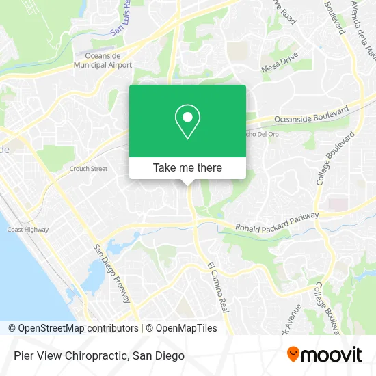 Pier View Chiropractic map