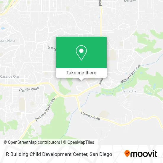 R Building Child Development Center map