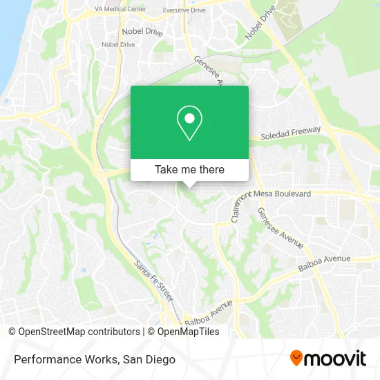 Performance Works map