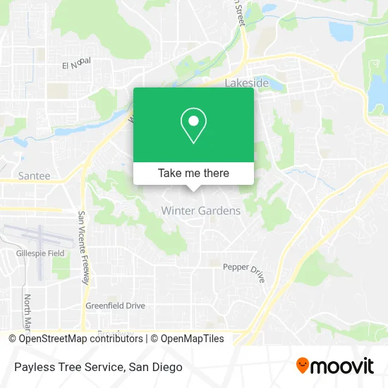 Payless Tree Service map
