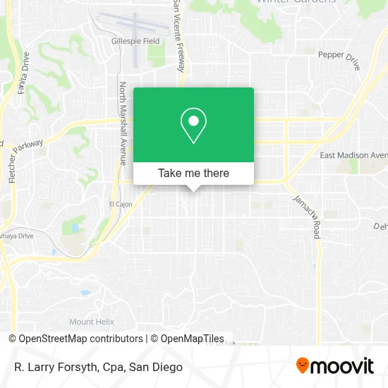 R. Larry Forsyth, Cpa map