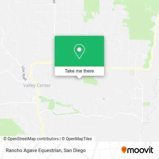Rancho Agave Equestrian map