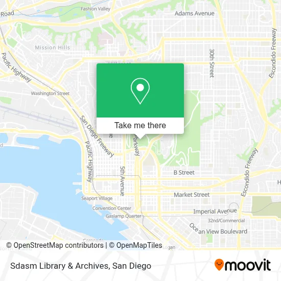 Sdasm Library & Archives map