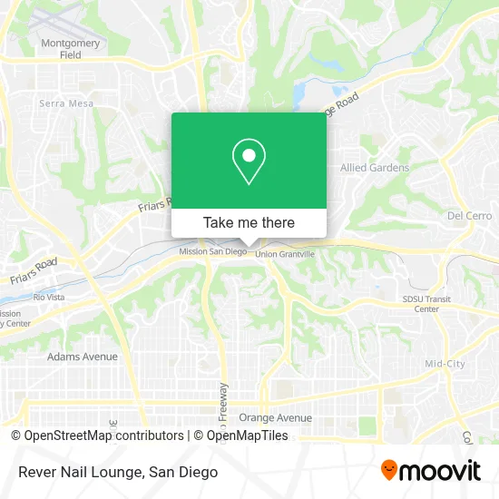 Rever Nail Lounge map
