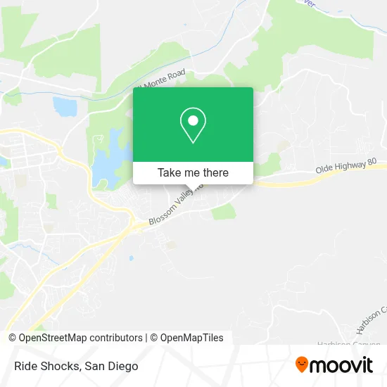 Ride Shocks map
