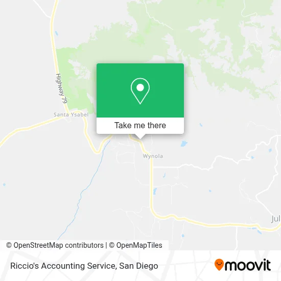Riccio's Accounting Service map