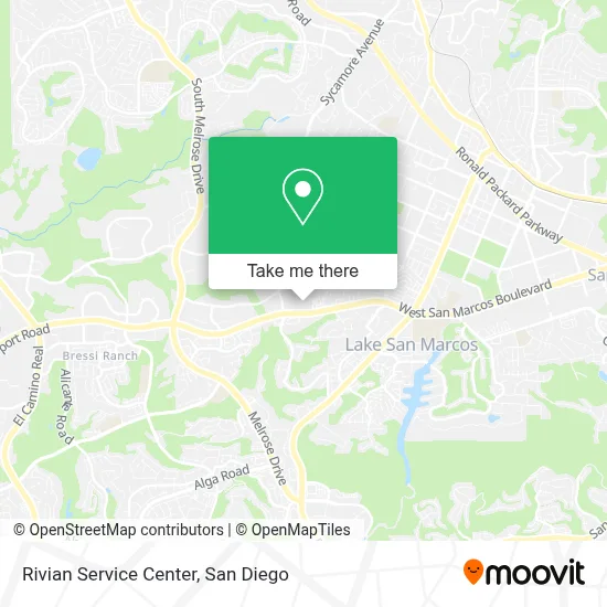 Rivian Service Center map