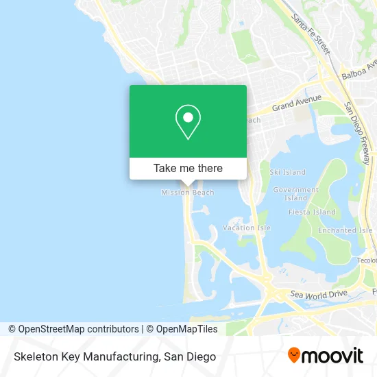 Skeleton Key Manufacturing map