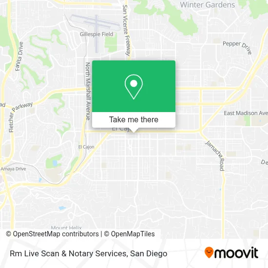 Rm Live Scan & Notary Services map