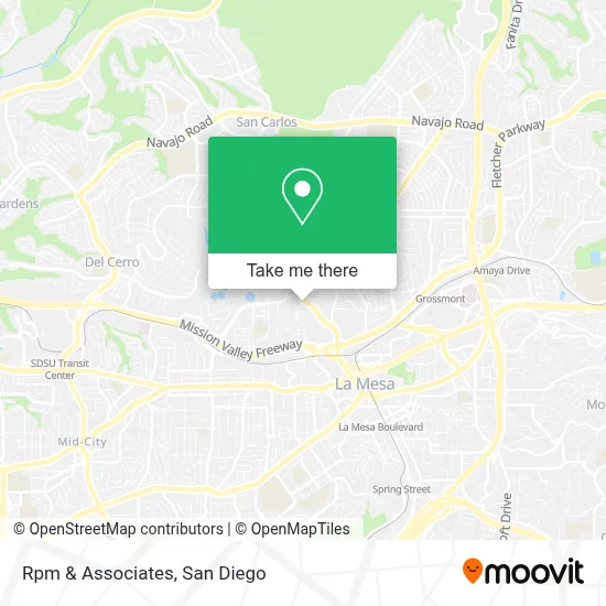 Rpm & Associates map