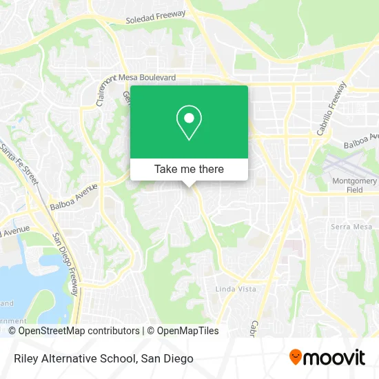 Riley Alternative School map