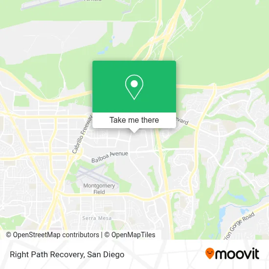 Right Path Recovery map