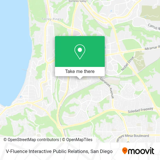 V-Fluence Interactive Public Relations map