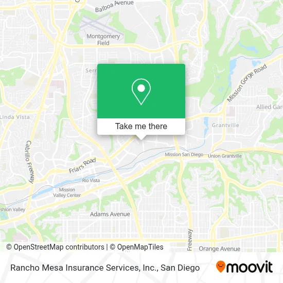 Rancho Mesa Insurance Services, Inc. map