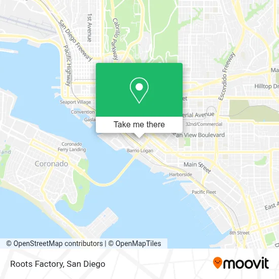 Roots Factory map