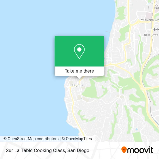 Sur La Table Cooking Class map