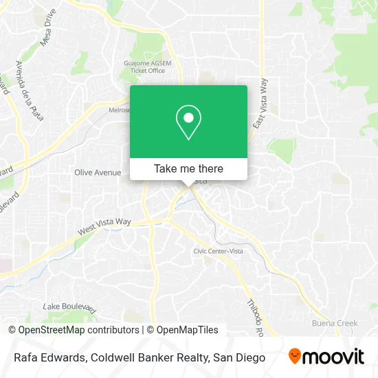 Rafa Edwards, Coldwell Banker Realty map