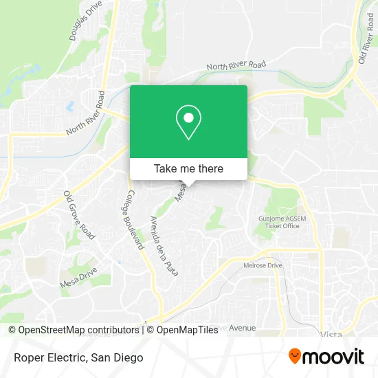 Roper Electric map