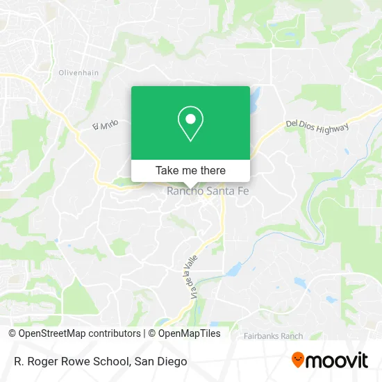 R. Roger Rowe School map