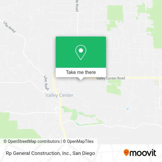 Rp General Construction, Inc. map