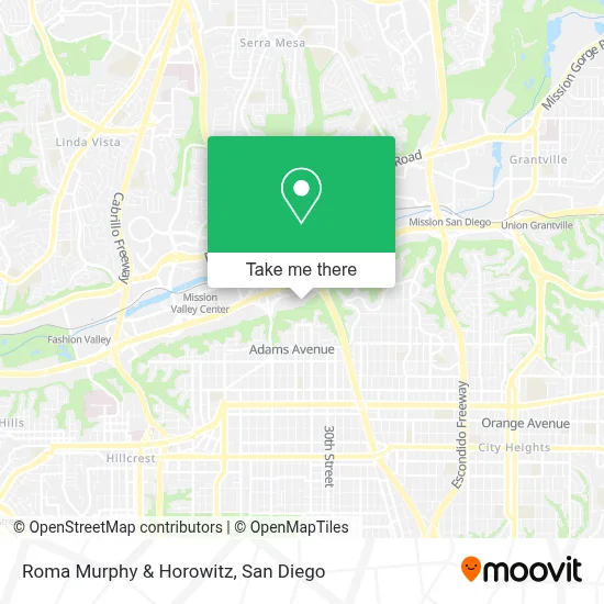 Roma Murphy & Horowitz map