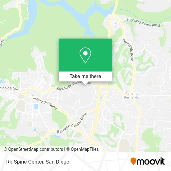 Rb Spine Center map