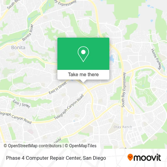 Phase 4 Computer Repair Center map