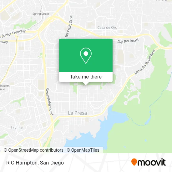 R C Hampton map