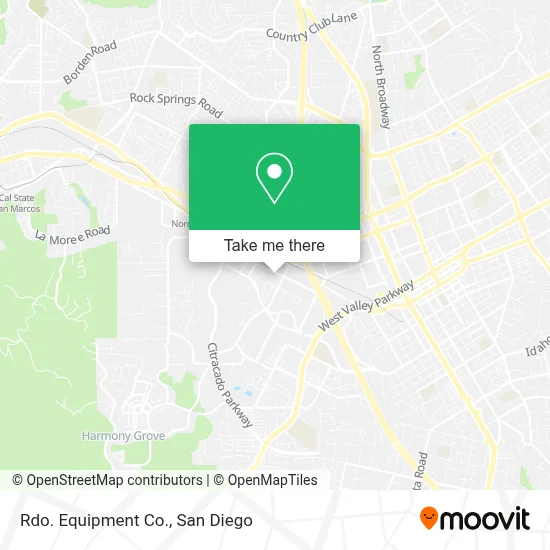 Rdo. Equipment Co. map