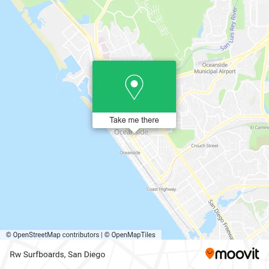 Rw Surfboards map