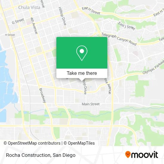 Rocha Construction map