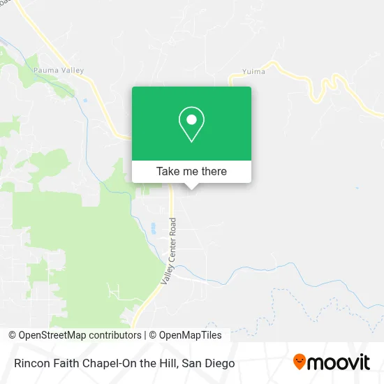 Rincon Faith Chapel-On the Hill map