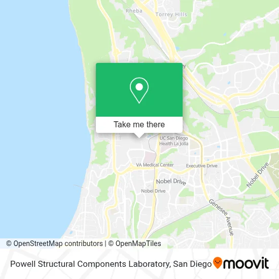 Powell Structural Components Laboratory map