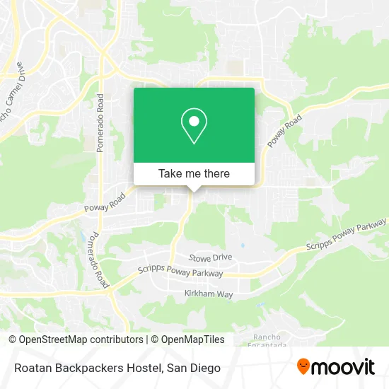 Roatan Backpackers Hostel map