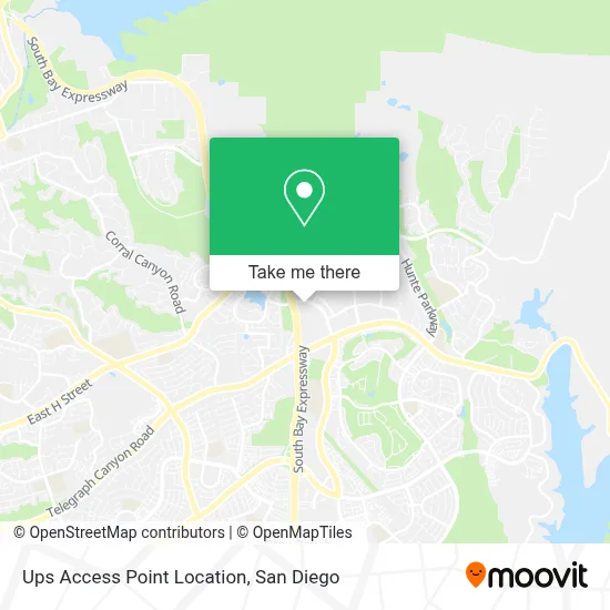Ups Access Point Location map