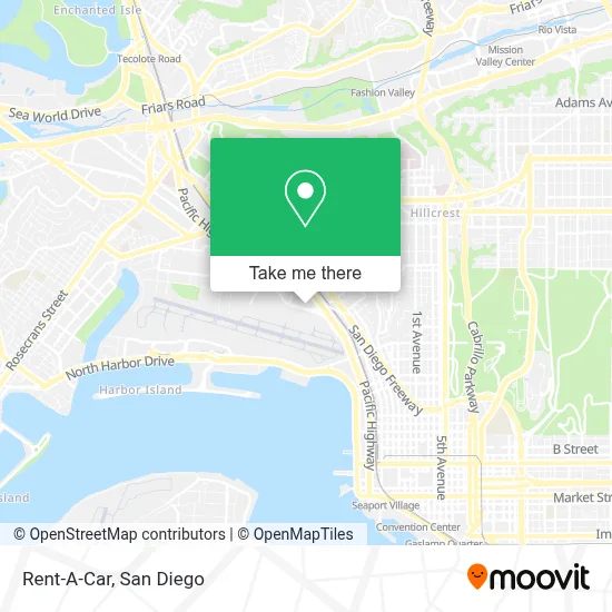 Rent-A-Car map