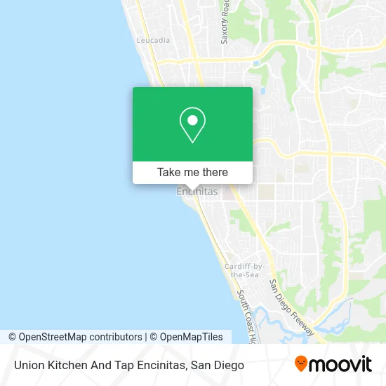 Union Kitchen And Tap Encinitas map