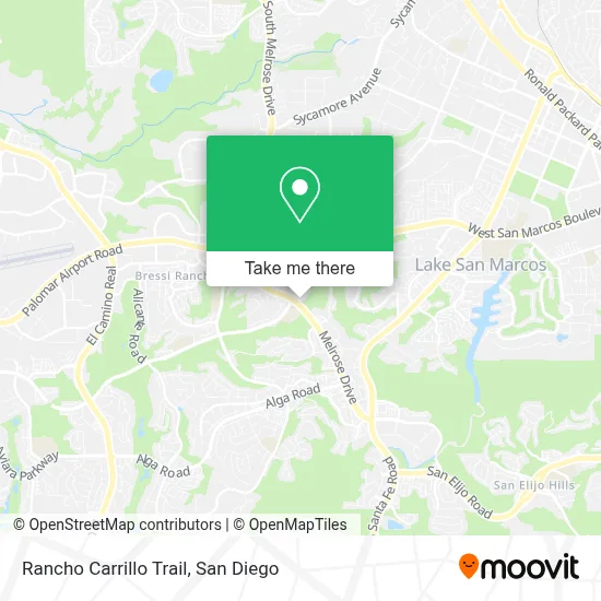 Rancho Carrillo Trail map