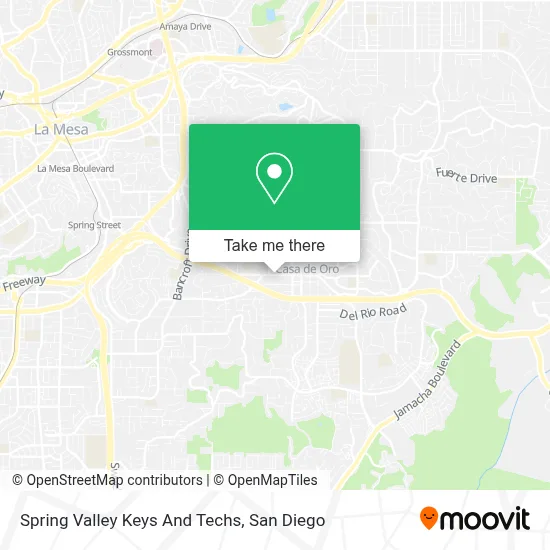 Spring Valley Keys And Techs map