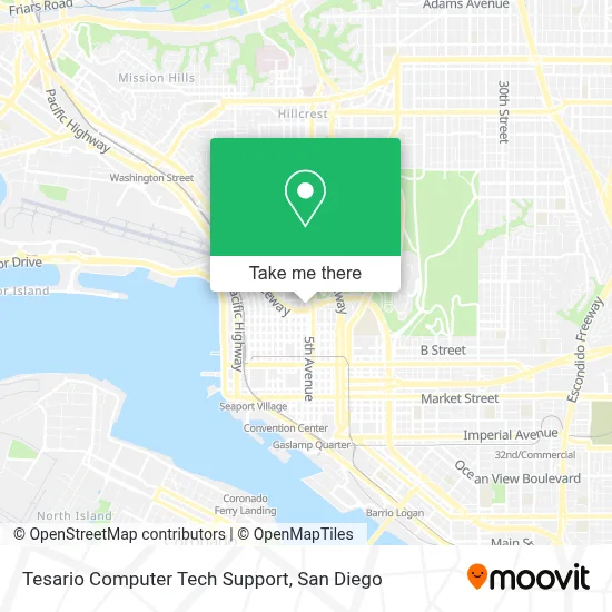 Tesario Computer Tech Support map