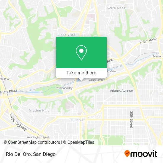 Rio Del Oro map