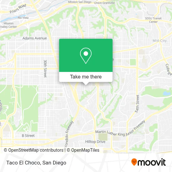 Taco El Choco map