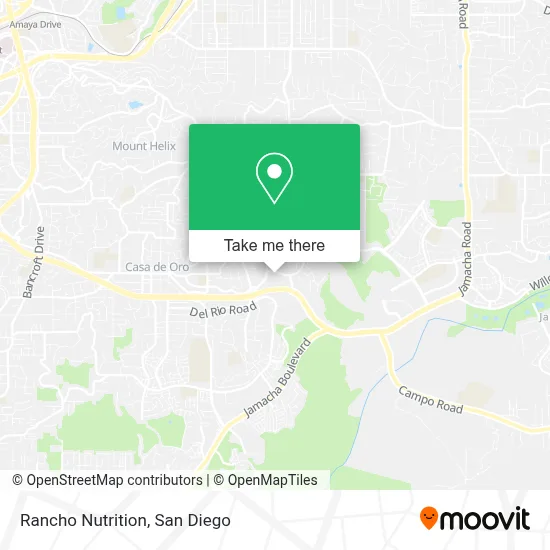 Rancho Nutrition map