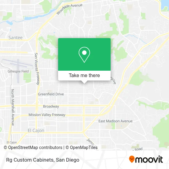 Rg Custom Cabinets map