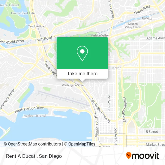 Rent A Ducati map